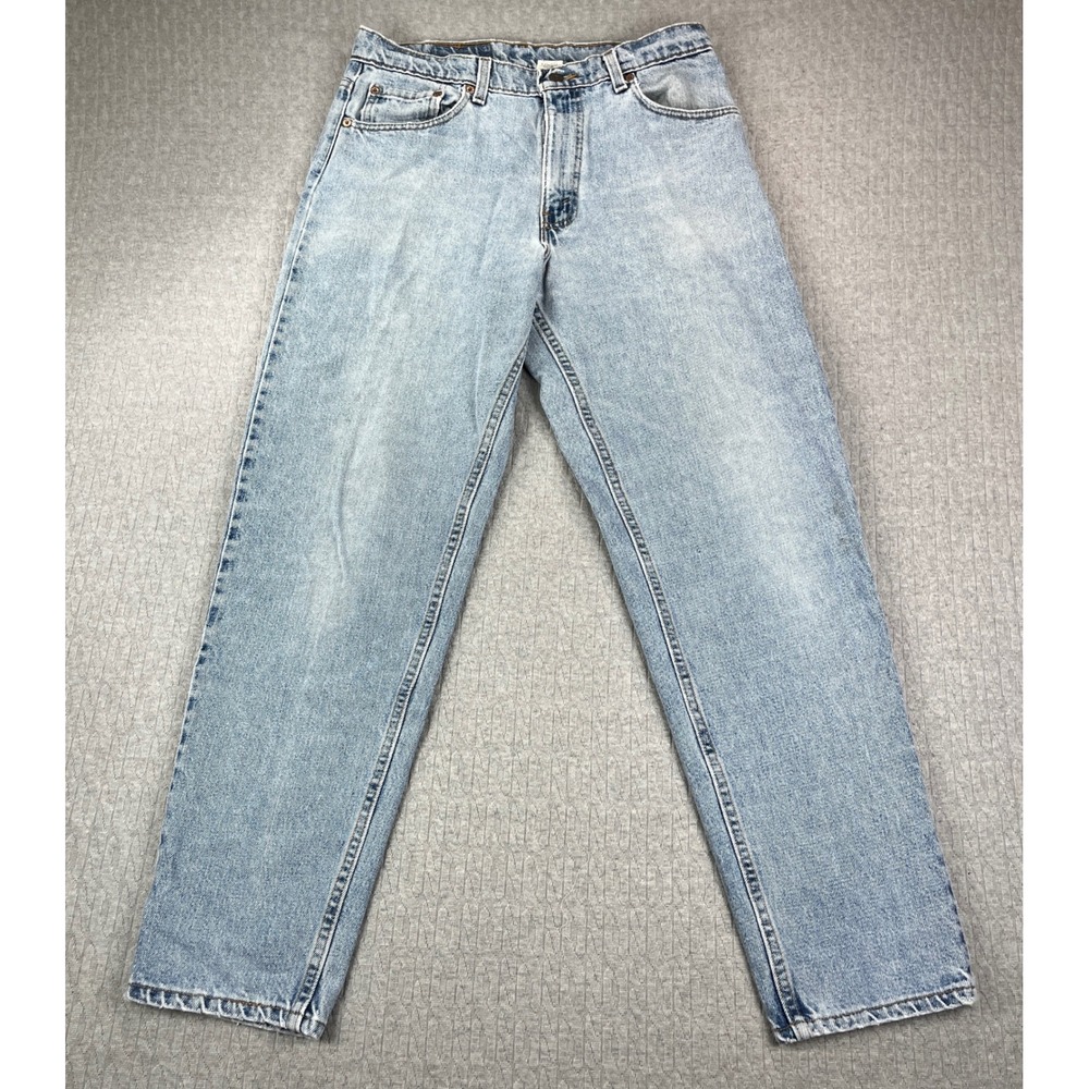 Vintage Levi 550 Made USA Relaxed Fit Jeans Men 34x31 Fits 32x30.5 Light Wash